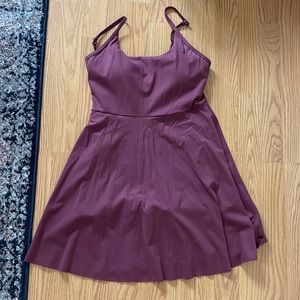 Halara active dress burgundy
